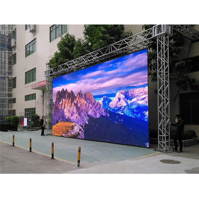 SMD1921 P4.81適用範囲が広い屋外HD LED表示キャビネット サイズ500*500mm